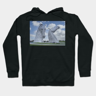 The Kelpies, Helix Park, Falkirk, Scotland, the Kelpies are the largest equine sculptures in the world Hoodie